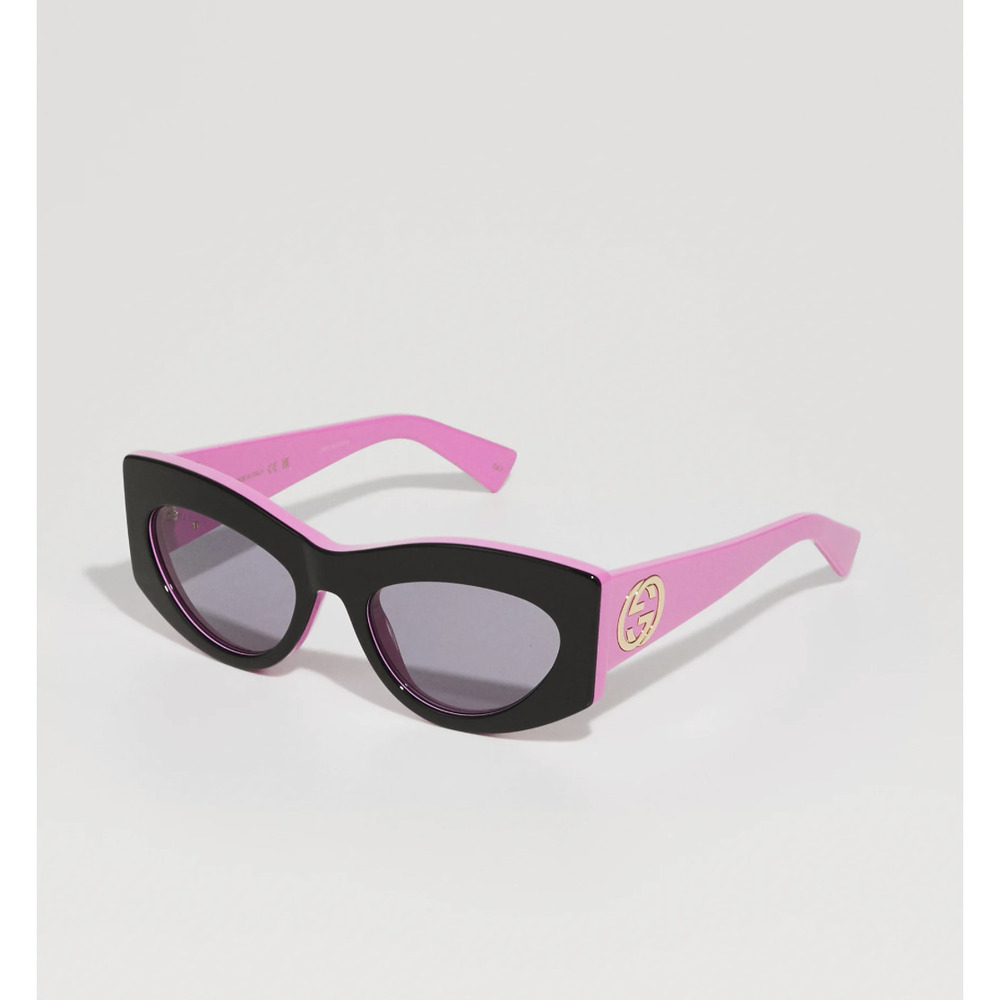 NWT Gucci GG1843S-005-53 Black On 53mm Sunglasses - Picture 2 of 5